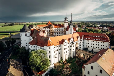 Blick auf Schloss Hartenfels