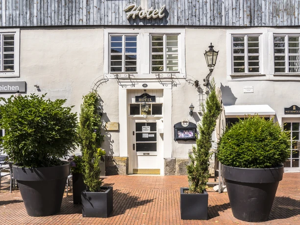 Hotel Wethmüller Außenansicht Außenansicht des Hotels Wethmüller in Rinteln