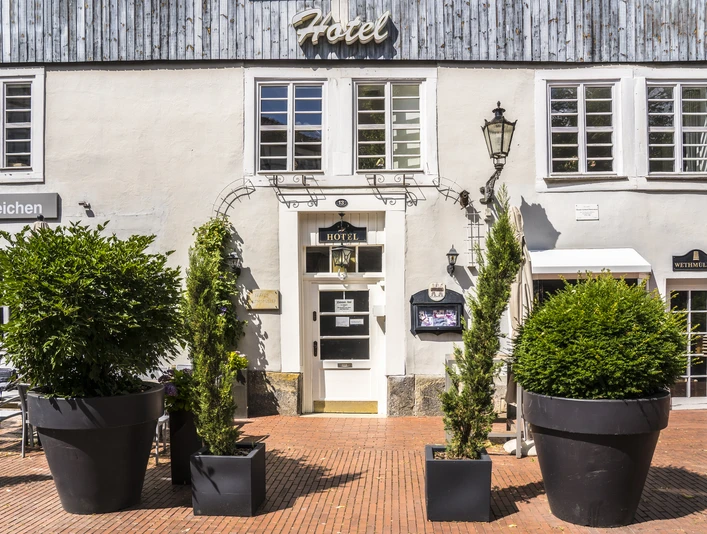 Hotel Wethmüller Außenansicht Außenansicht des Hotels Wethmüller in Rinteln