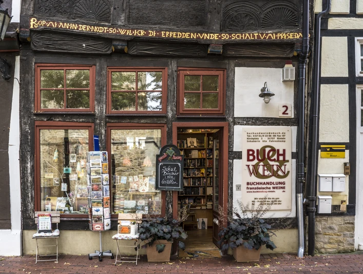 Außenansicht Buch und Wein Außenansicht von Buch und Wein in Rinteln
