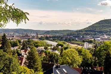 Blick über Hainsberg und die gesamte Stadt Freital