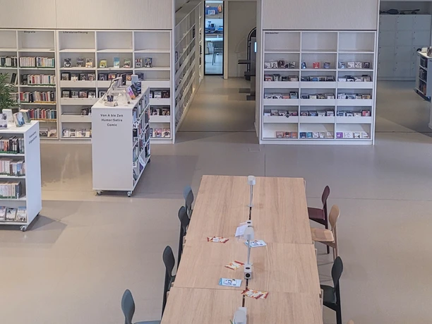 Blick in die Bücherei Stappenbeck