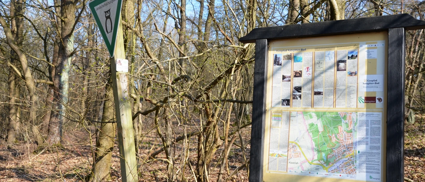 Übersichtstafel Geopfad Salzgitter-Bad