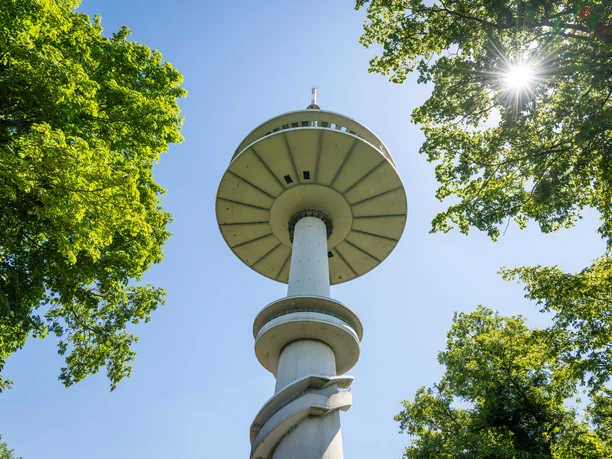 Fernsehturm Porta Westfalica Froschperspektive Fernsehturm Porta Westfalica Froschperspektive