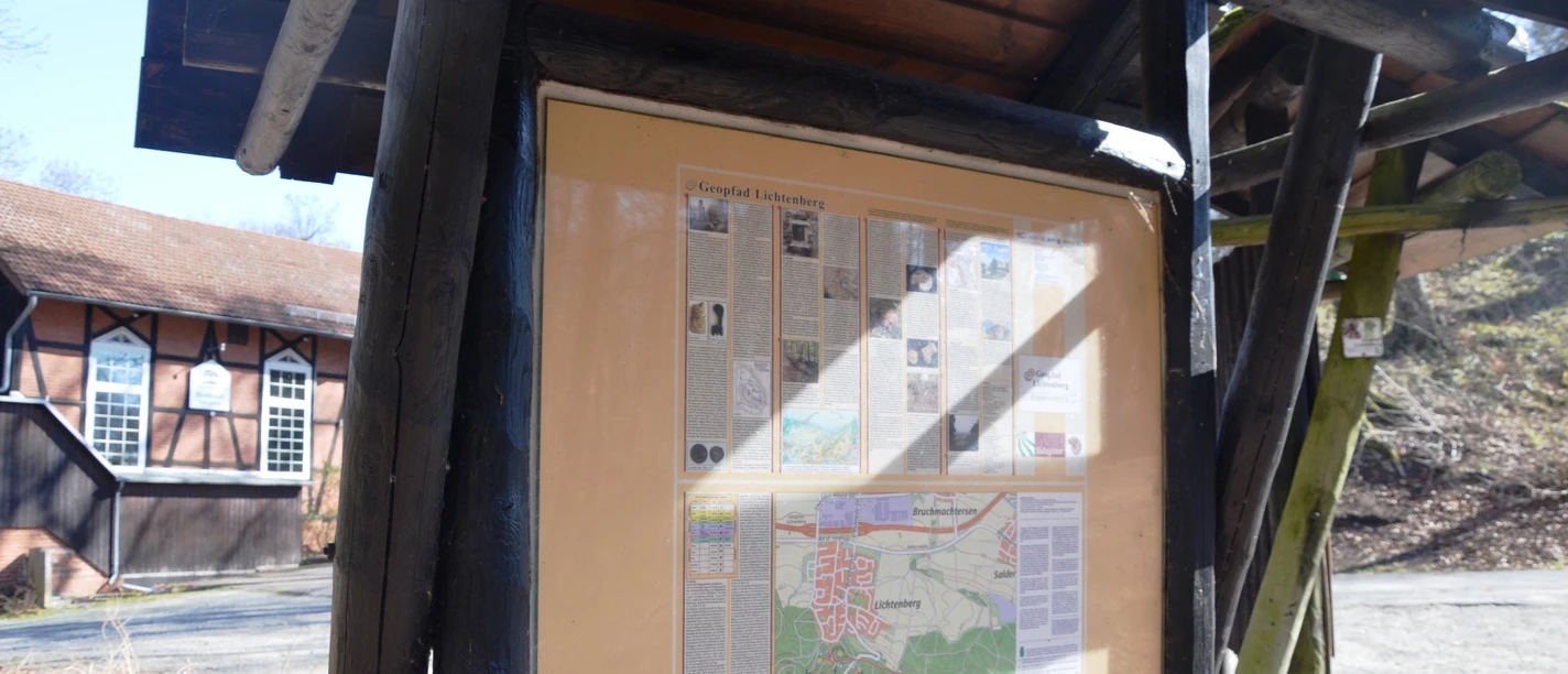 Übersichtstafel Geopfad Salzgitter-Lichtenberg
