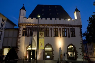 Caricatura Museum am Abend Das Caricatura Museum Frankfurt bei Abendbeleuchtung
