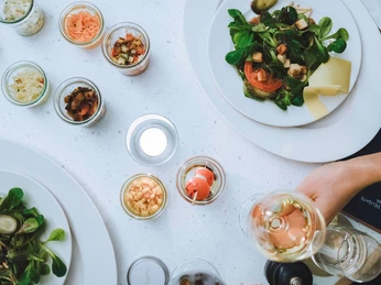 Barbecue with a view, in the Montana conservatory barbecue