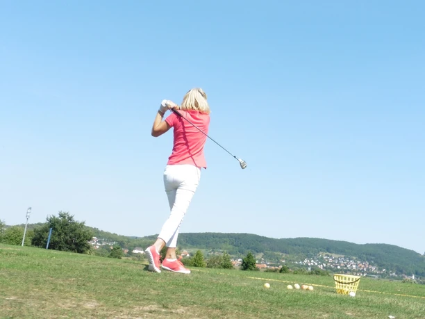 Golf und Country Club_Golferin