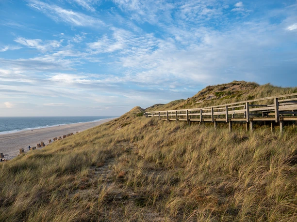 Kliffweg Richtung Kampen