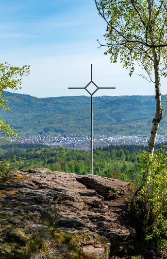 Gipfelkreuz an der Lukashütte