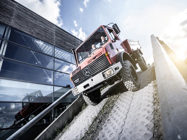 Außenparcours am Unimog-Museum
