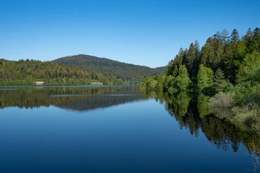 Stausee an der Schwarzenbach Talsperre