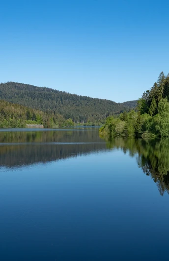 Stausee an der Schwarzenbach Talsperre