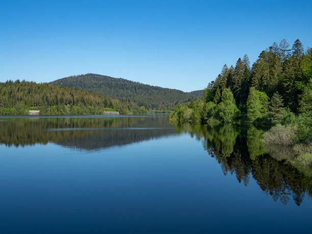 Stausee an der Schwarzenbach Talsperre