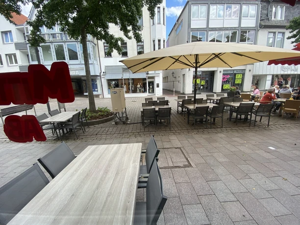 La Fontana Pizza Außenterrasse La Fontana Pizza Außenterrasse