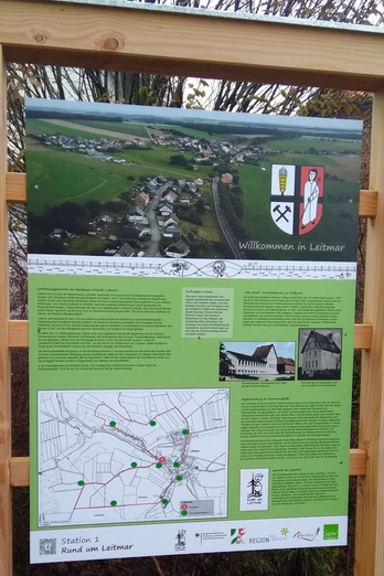 Lehrpfad Leitmar - Infotafel
