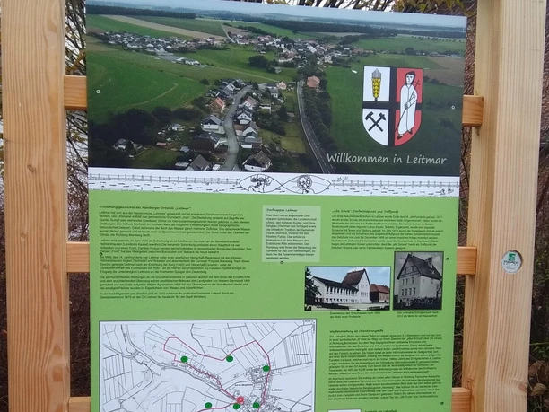 Lehrpfad Leitmar - Infotafel