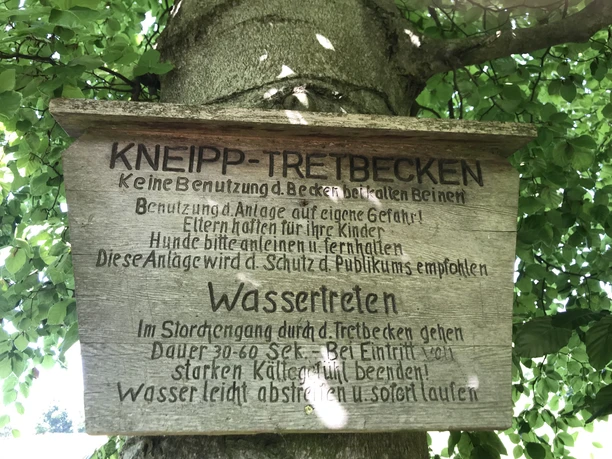 Infotafel Tretbecken Breuna