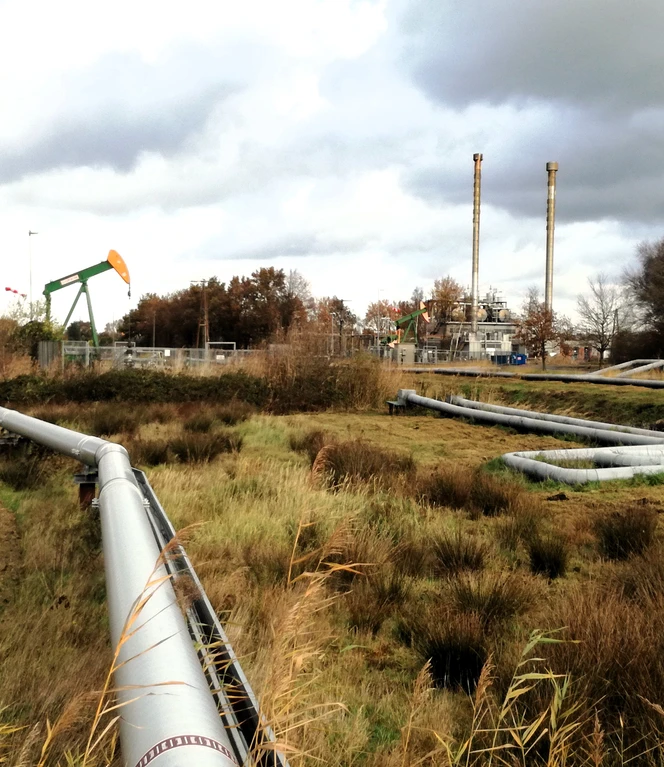 Im Ölfeld bei Rühlermoor (Nov. 2020)