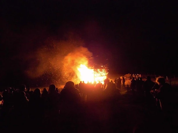 Martinsfeuer in der Hocheifel