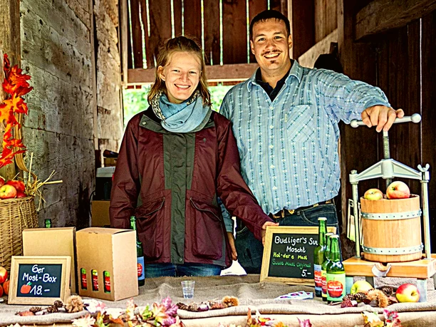 Budliger's Moscht Hofladen und Team