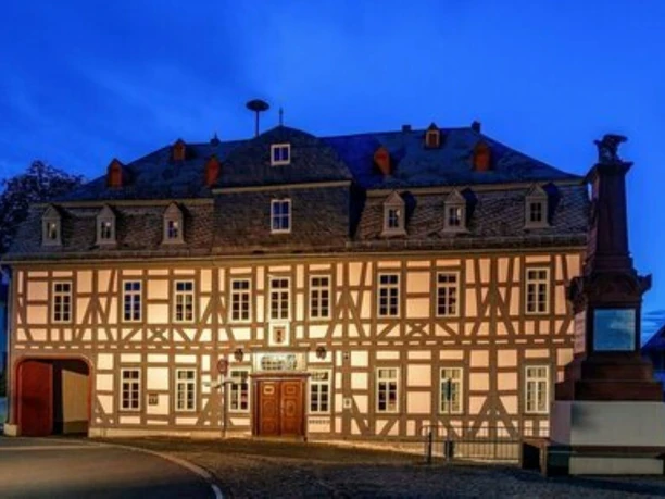 Kirberg Altes Rathaus bei Nacht