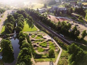 Luftaufnahme Bike-Area Baiersbronn