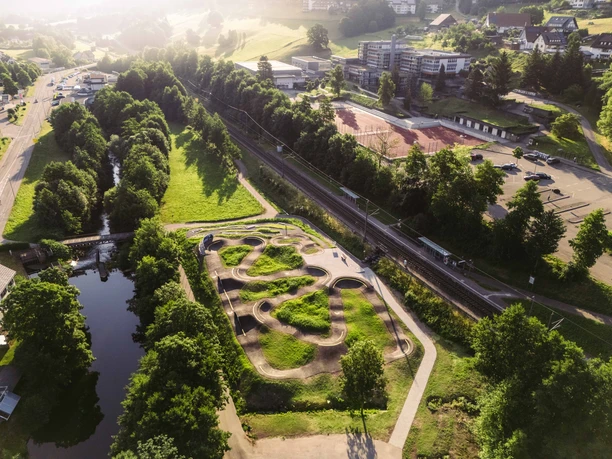 Luftaufnahme Bike-Area Baiersbronn