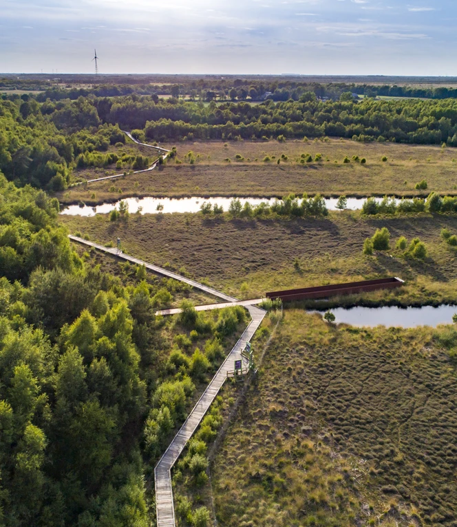 Das Emsland von oben – Esterweger Dose ©Emsland Tourismus GmbH