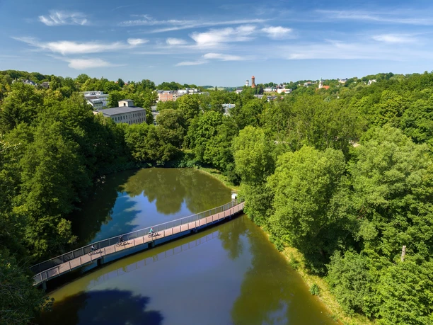 Radweg Maschinenteich Auerbach