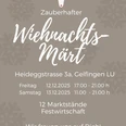 Wiehnachts Märt Gelfingen 2025