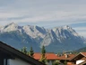 Blick vom Balkon auf Alpspitze und Zugspitze Blick vom Balkon auf Alpspitze und Zugspitze