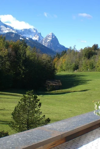 Herbstblick vom Balkon