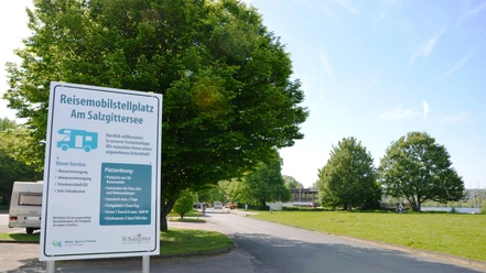 Reisemobilstellplatz am Salzgittersee