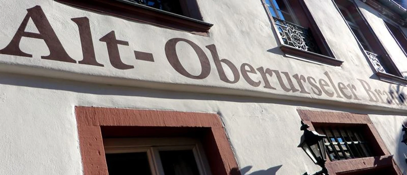 Alt-Oberurseler Brauhaus Außenansicht des Alt-Oberurseler Brauhauses