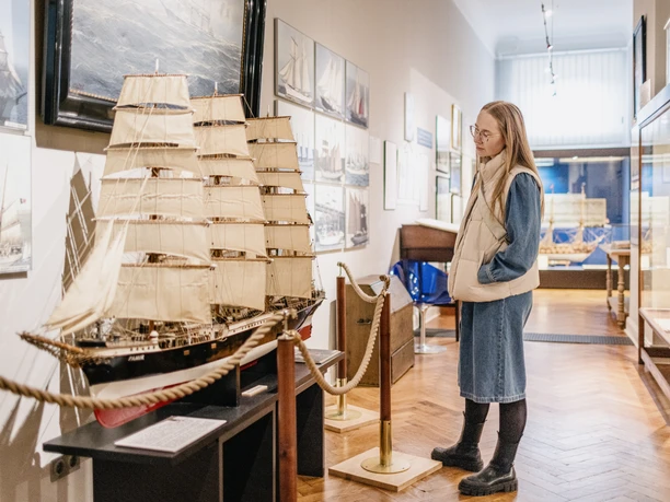 Ausstellung im Schiffahrtsmuseum in Husum
