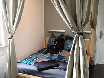 Abtrennbarer Schlafbereich im Ferienhaus Waldlicht 3 Abtrennbarer Schlafbereich im Ferienhaus Waldlicht 3