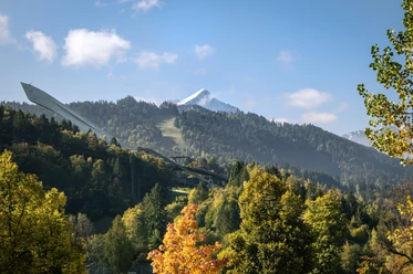 Schanze und Alpspitze im Herbst