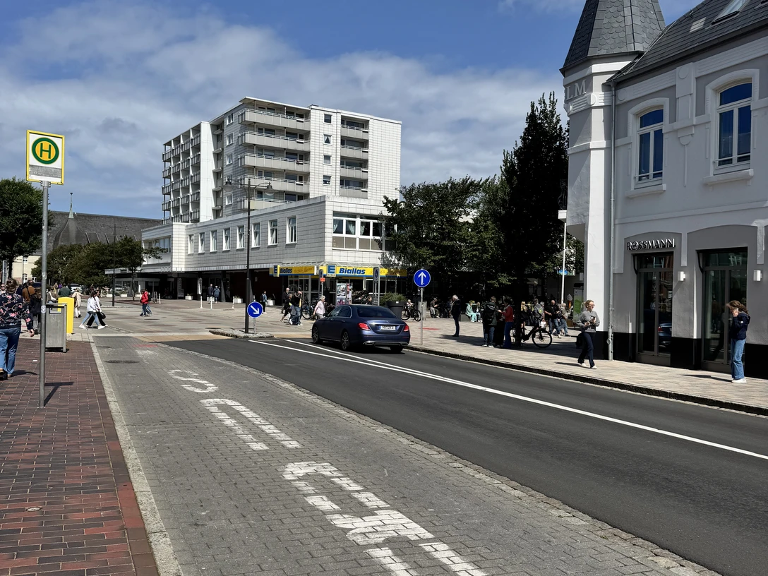 Buhaltestelle Stadtmitte Westerland