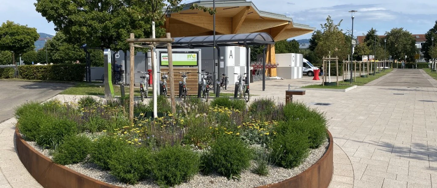 Bahnhof Trinkbrunnen u NextbikeStation