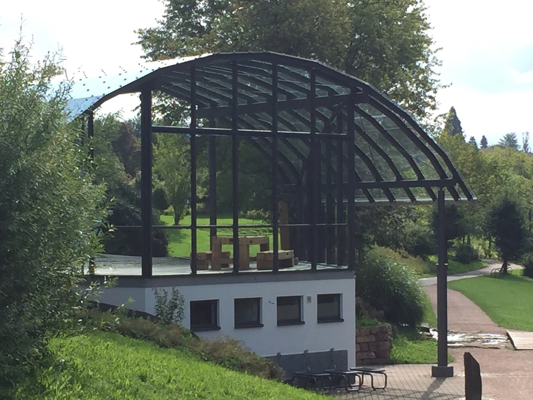 Toiletten im Infopavillon