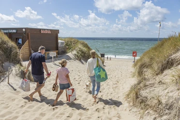 Familienausflug zum Strand in Rantum Sylt