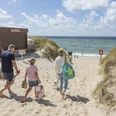 Familienausflug zum Strand in Rantum Sylt