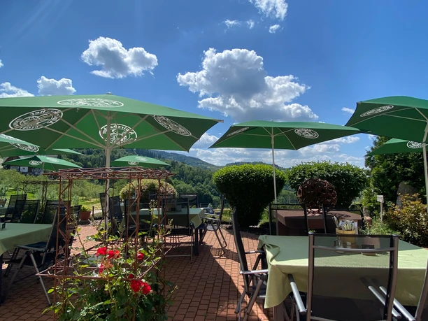 Kaffeestübchen im Tannenhof Terrasse