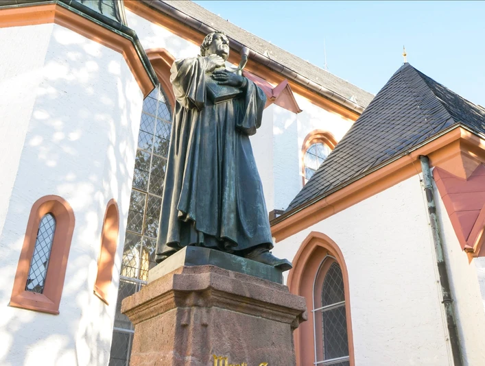 Lutherdenkmal St. Nikolai-Kirche Döbeln