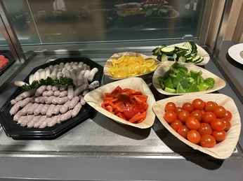 Outdoor winter barbecue at the Holiday Inn Express Lucerne-Kriens