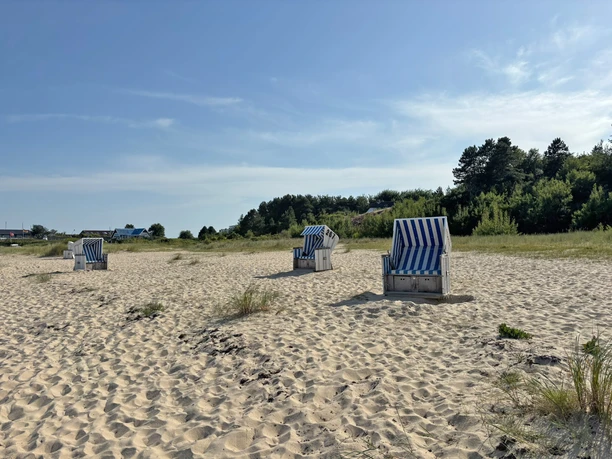 Strandkörbe am Oststrand in Munkmarsch