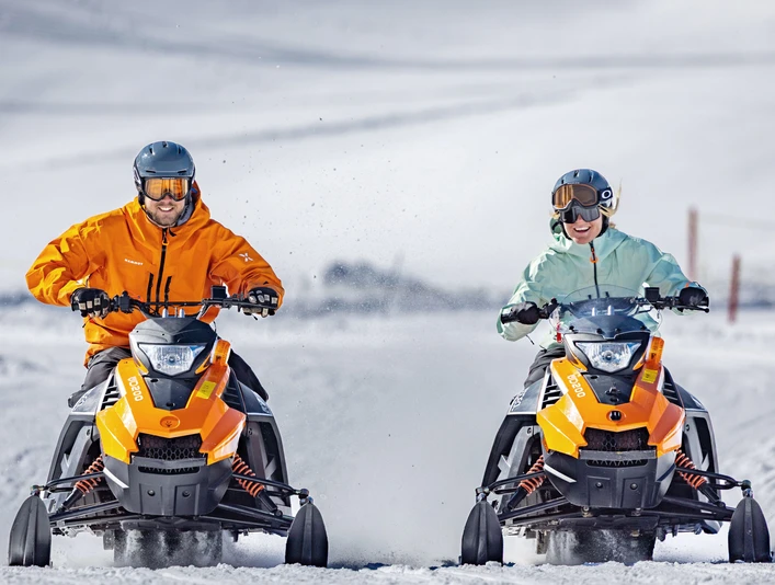 Christmas dinner and snow fun all in one!