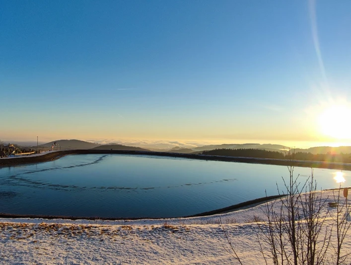 Sonnenaufgang auf dem Ettelsberg Sonnenaufgang auf dem Ettelsberg