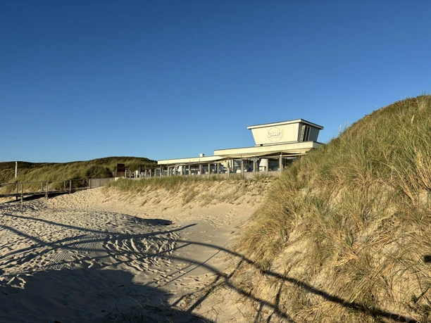 Restaurant Seenot in Westerland in der Abendsonne